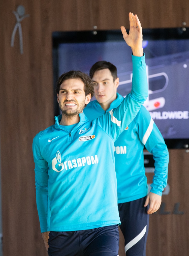 Тренировка «Зенита» в Удельном парке