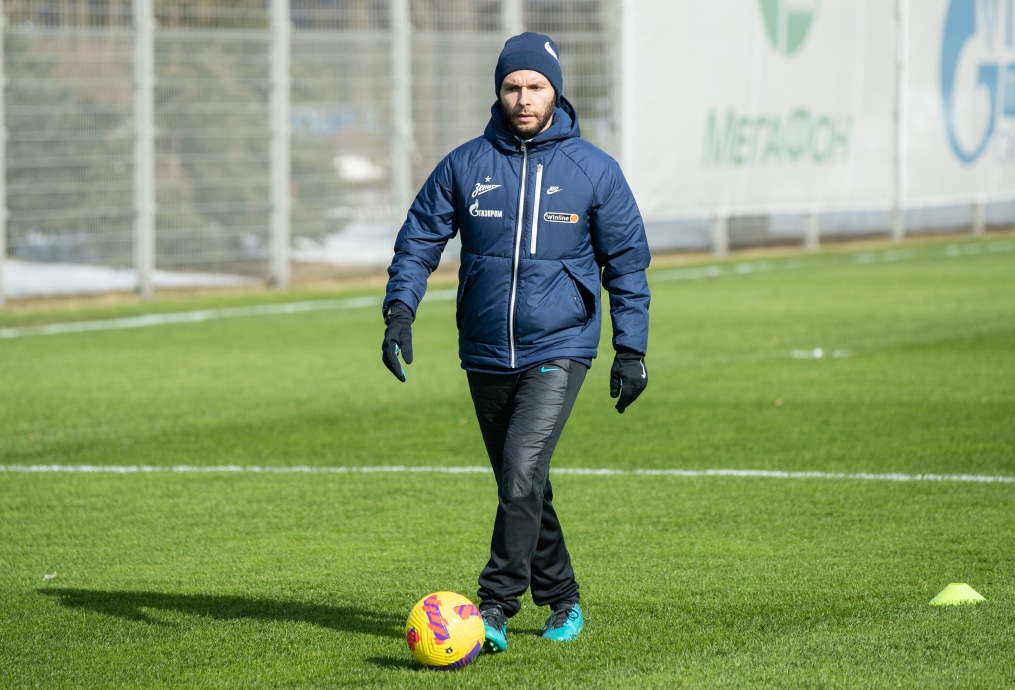 Тренировка «Зенита» в Удельном парке