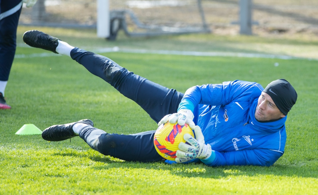 Тренировка «Зенита» в Удельном парке