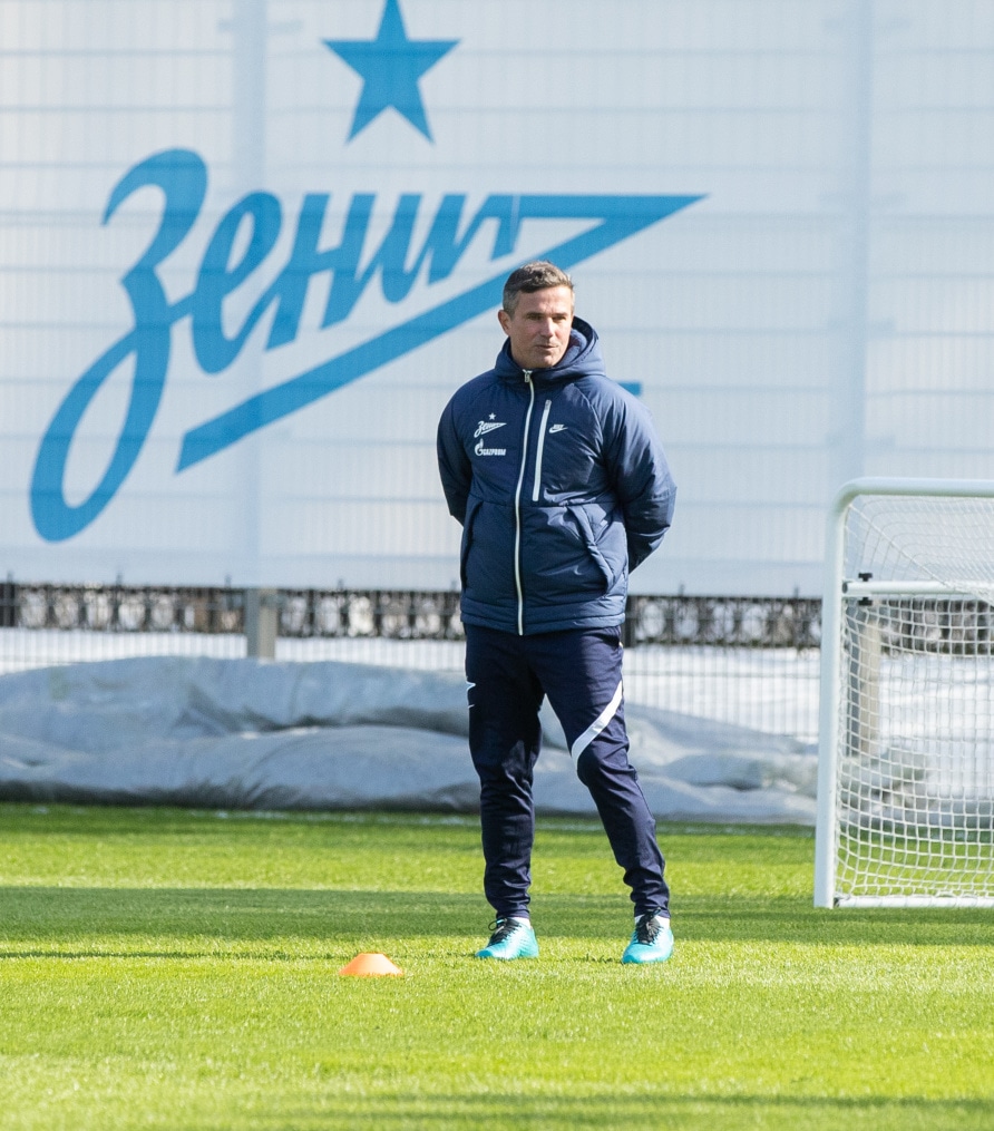 Тренировка «Зенита» в Удельном парке