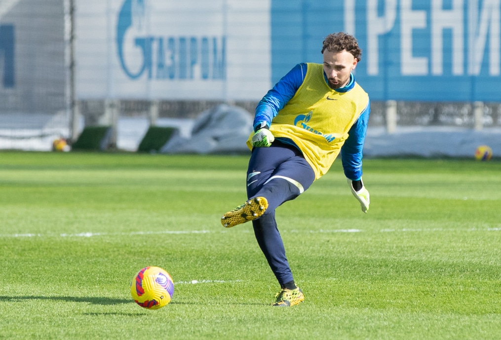 Тренировка «Зенита» в Удельном парке