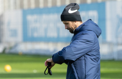 Тренировка «Зенита» в Удельном парке