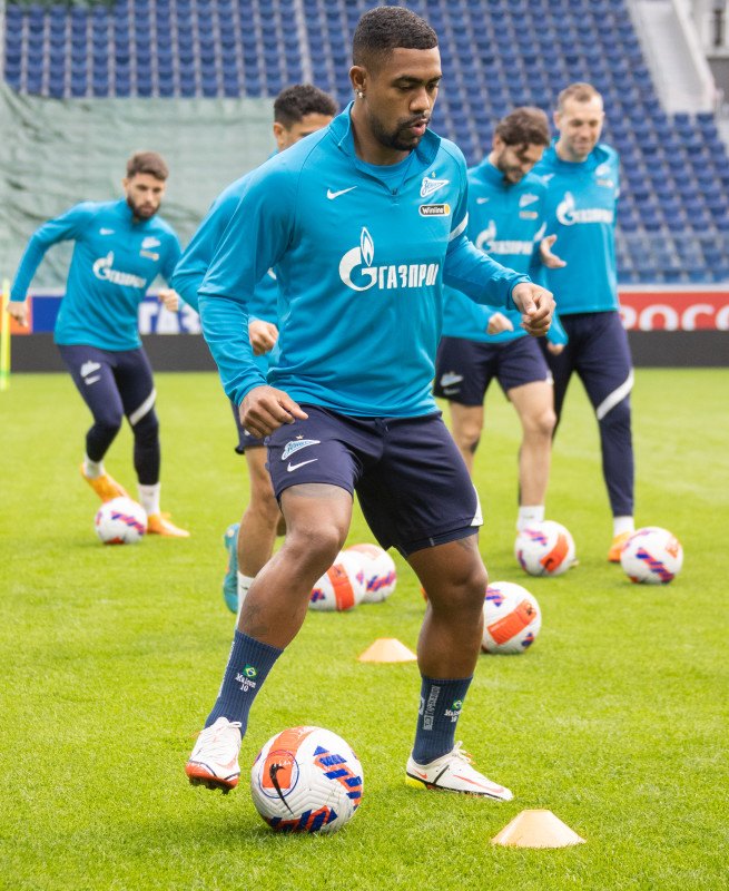 Тренировка «Зенита» перед матчем с «Уралом»