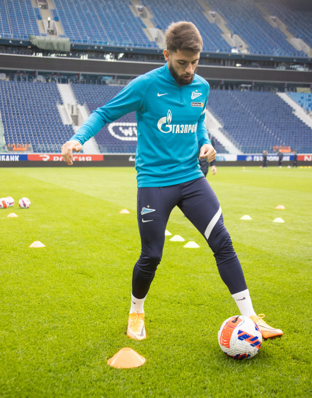 Тренировка «Зенита» перед матчем с «Уралом»
