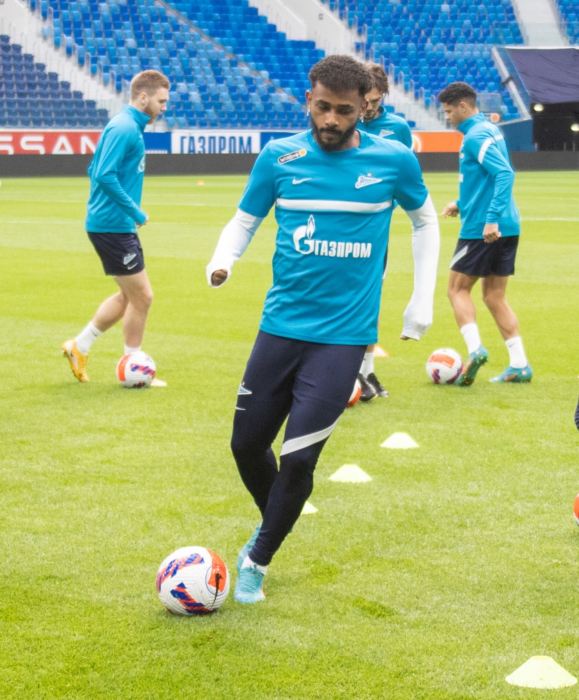 Тренировка «Зенита» перед матчем с «Уралом»