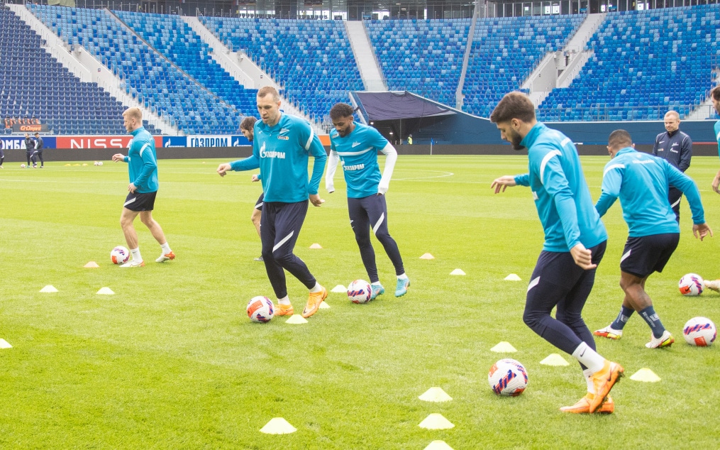 Тренировка «Зенита» перед матчем с «Уралом»