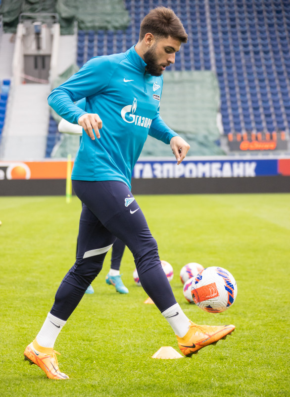 Тренировка «Зенита» перед матчем с «Уралом»