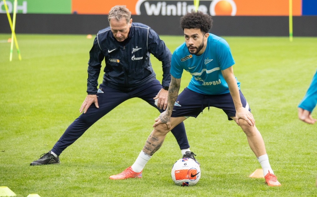 Тренировка «Зенита» перед матчем с «Уралом»