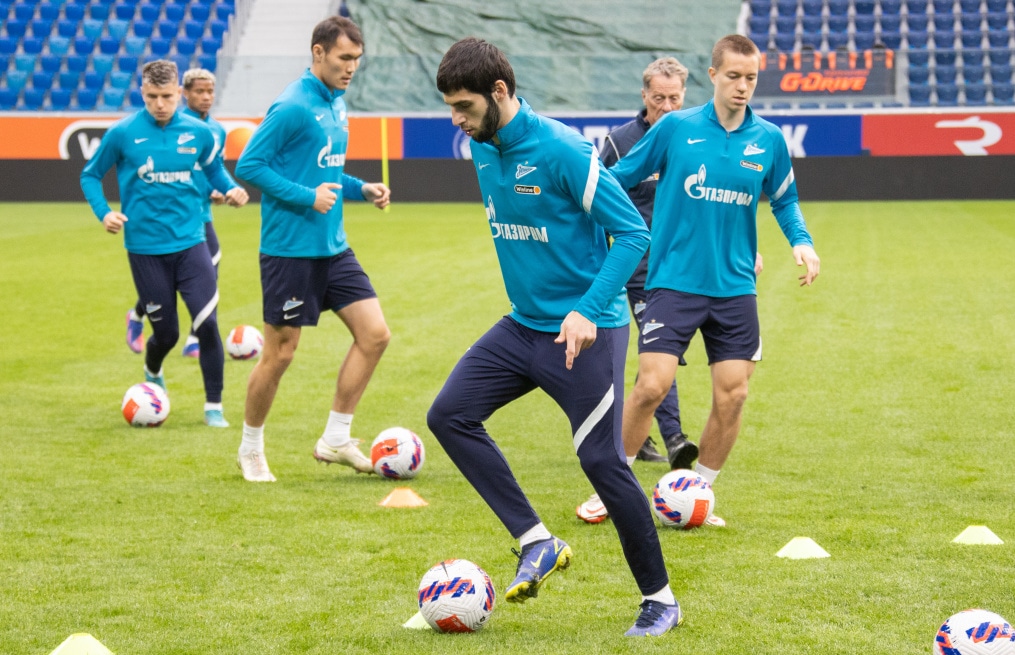 Тренировка «Зенита» перед матчем с «Уралом»