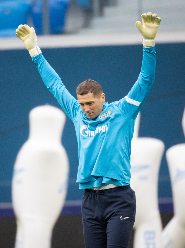 Тренировка «Зенита» перед матчем с «Уралом»