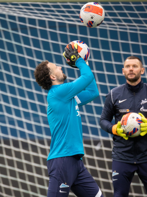 Тренировка «Зенита» перед матчем с «Уралом»