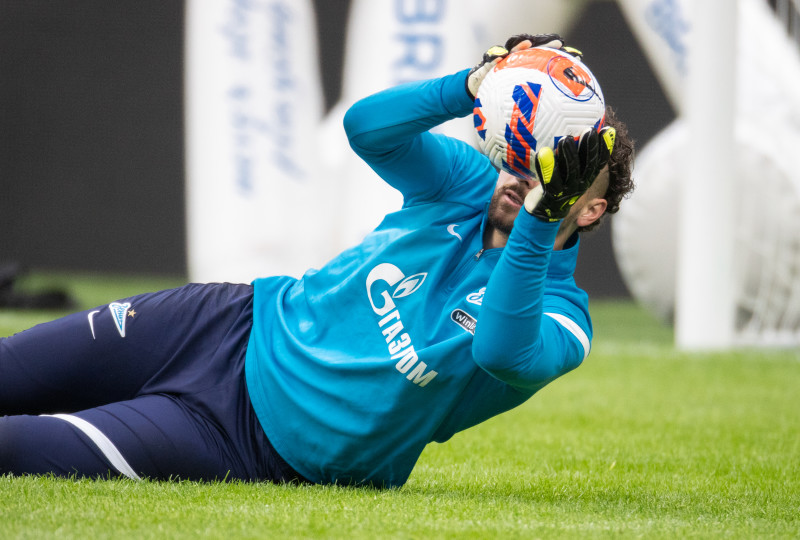 Тренировка «Зенита» перед матчем с «Уралом»