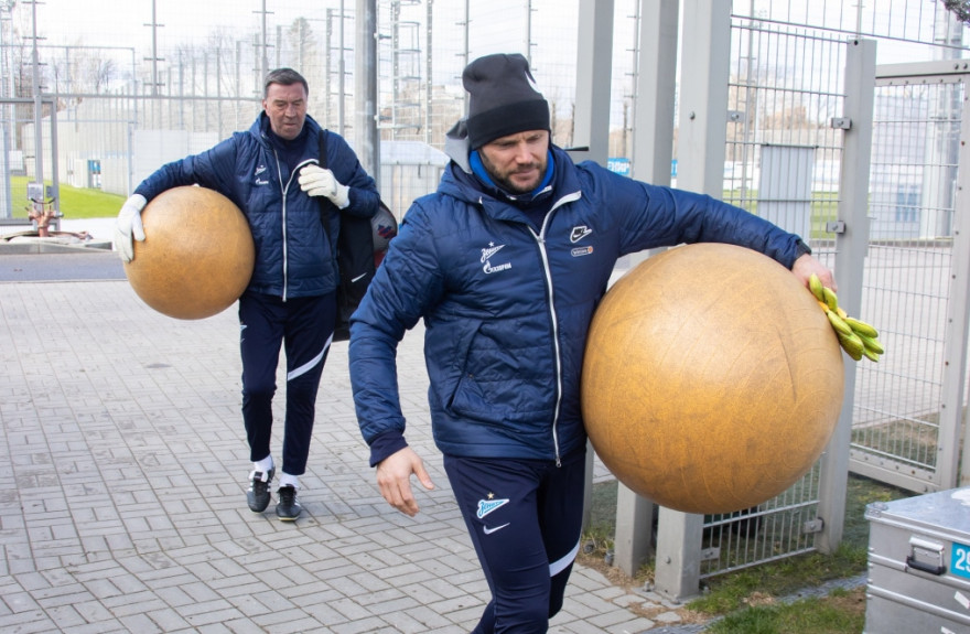 Открытая тренировка «Зенита» перед матчем с  «Локомотивом»