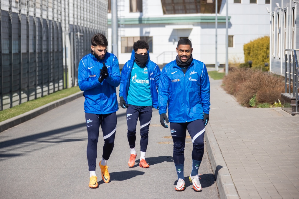 Открытая тренировка «Зенита» перед матчем с  «Локомотивом»