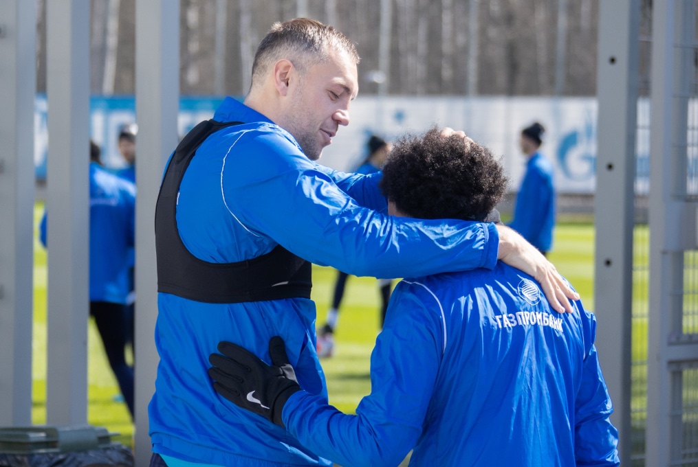 Открытая тренировка «Зенита» перед матчем с  «Локомотивом»