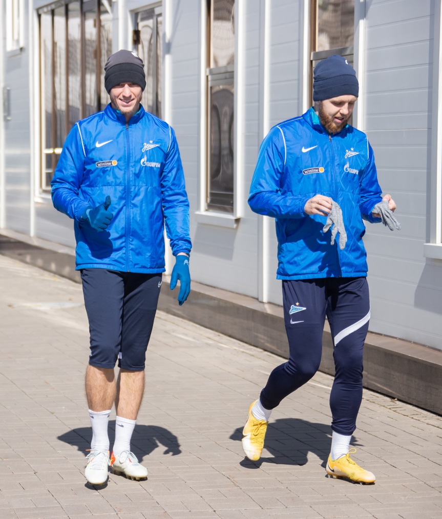 Открытая тренировка «Зенита» перед матчем с  «Локомотивом»