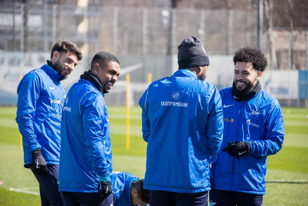 Открытая тренировка «Зенита» перед матчем с  «Локомотивом»
