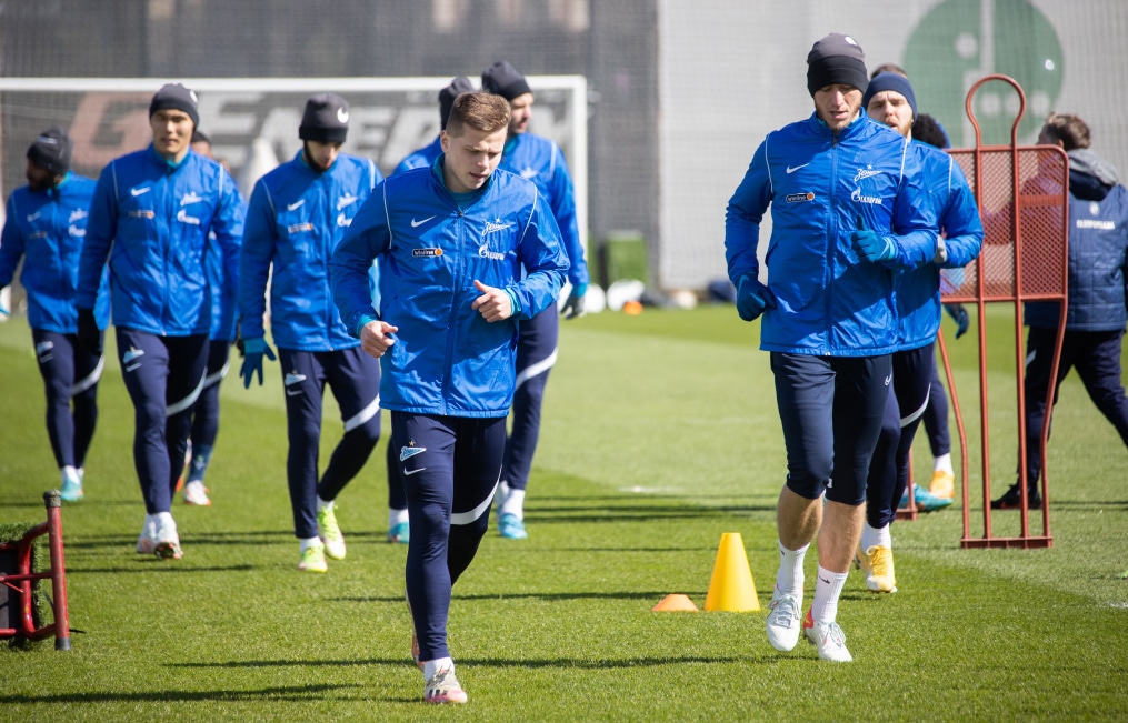 Открытая тренировка «Зенита» перед матчем с  «Локомотивом»