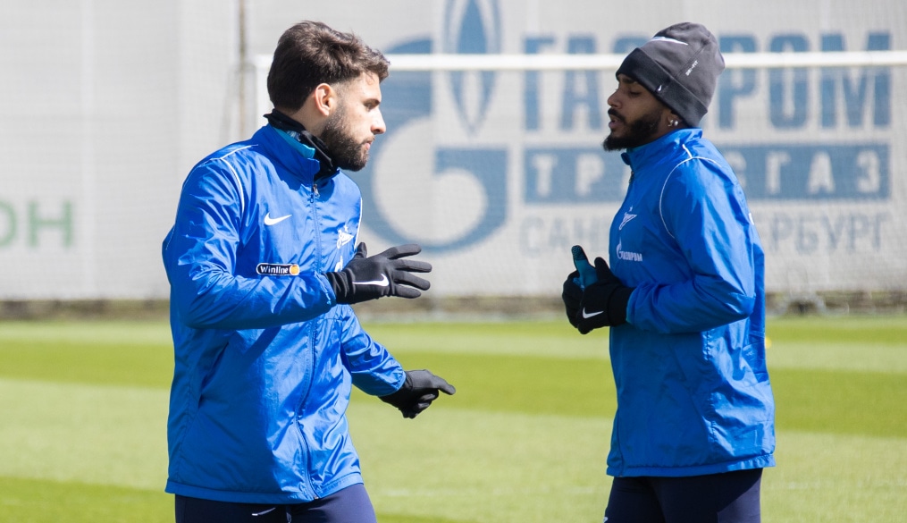 Открытая тренировка «Зенита» перед матчем с  «Локомотивом»