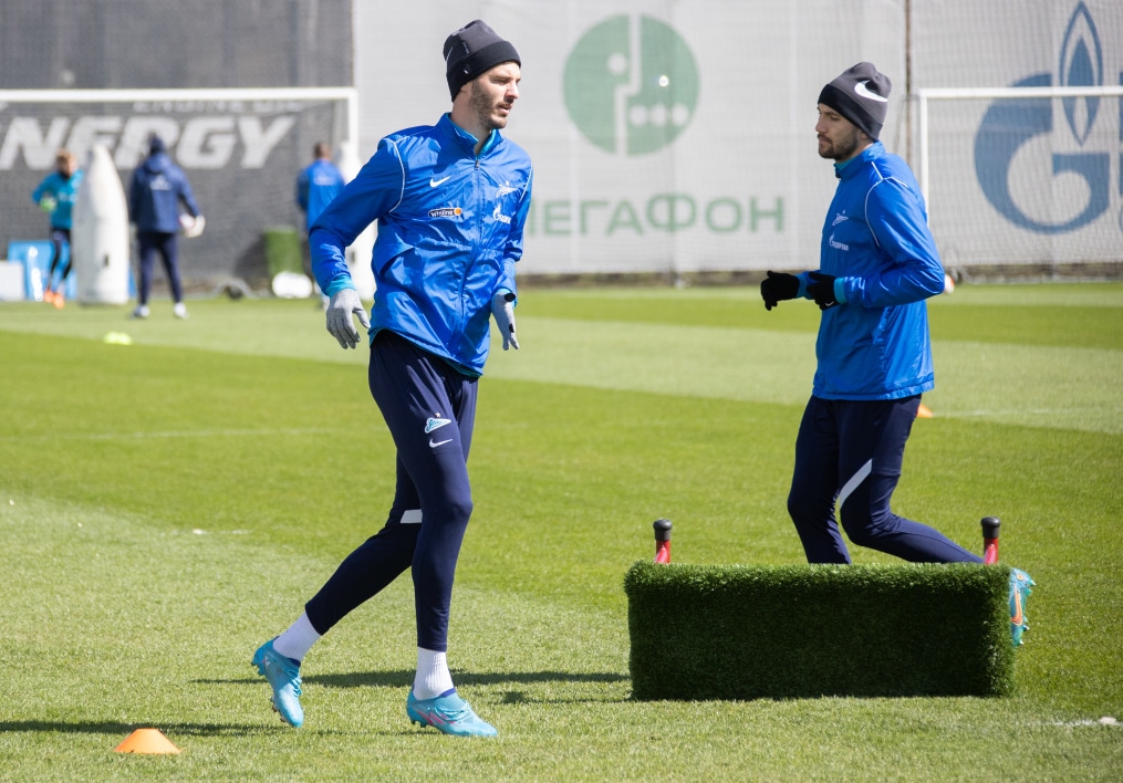 Открытая тренировка «Зенита» перед матчем с  «Локомотивом»