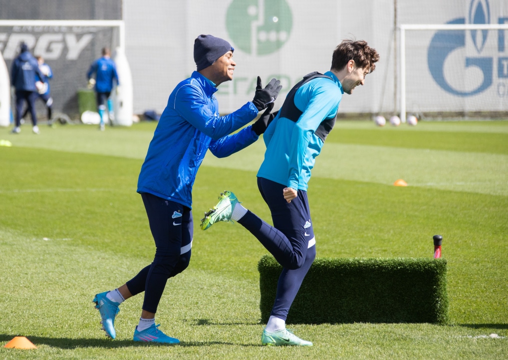 Открытая тренировка «Зенита» перед матчем с  «Локомотивом»