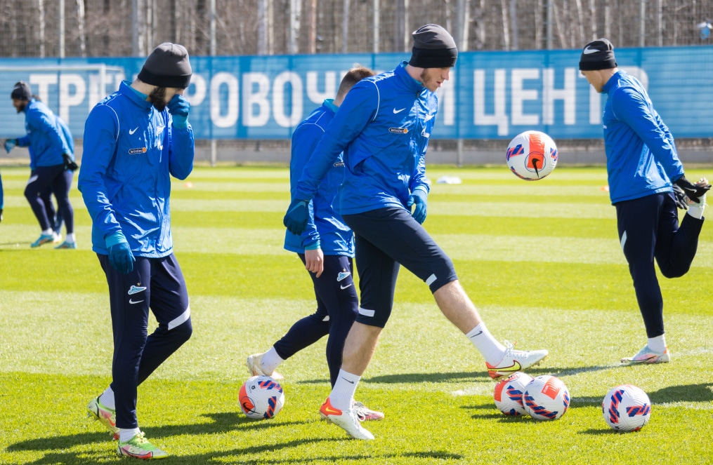 Открытая тренировка «Зенита» перед матчем с  «Локомотивом»