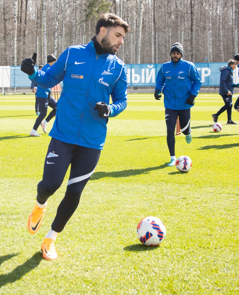 Открытая тренировка «Зенита» перед матчем с  «Локомотивом»