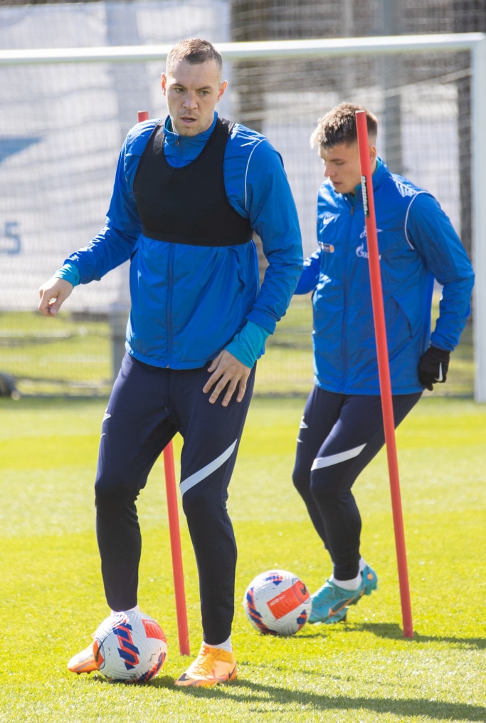 Открытая тренировка «Зенита» перед матчем с  «Локомотивом»