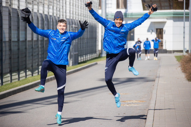 Открытая тренировка «Зенита» перед матчем с  «Локомотивом»