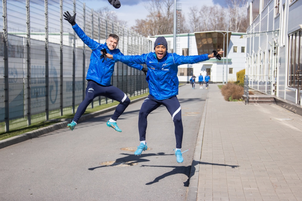 Открытая тренировка «Зенита» перед матчем с  «Локомотивом»