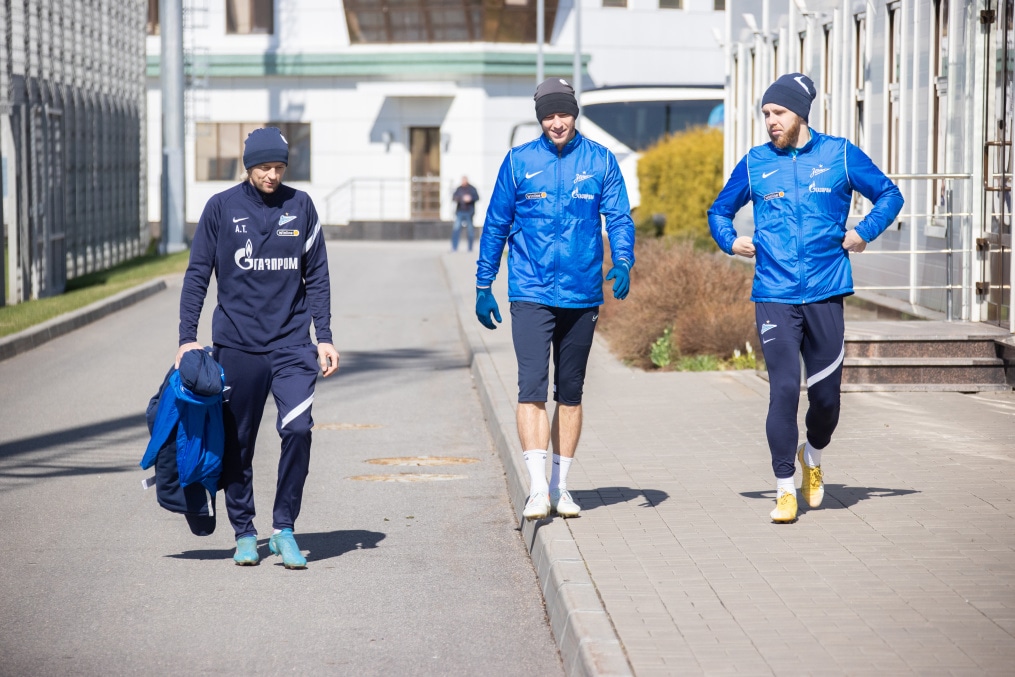 Открытая тренировка «Зенита» перед матчем с  «Локомотивом»
