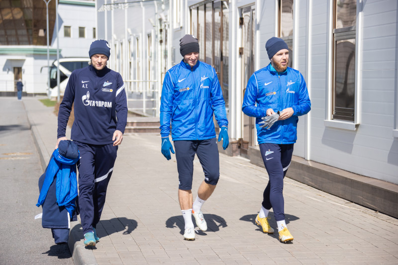 Открытая тренировка «Зенита» перед матчем с  «Локомотивом»
