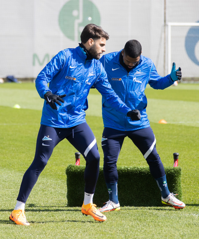 Открытая тренировка «Зенита» перед матчем с  «Локомотивом»