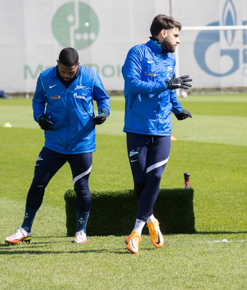 Открытая тренировка «Зенита» перед матчем с  «Локомотивом»