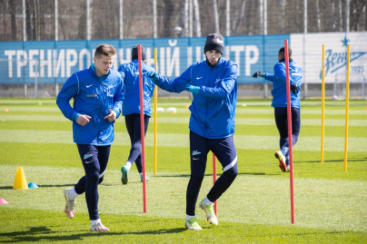 Открытая тренировка «Зенита» перед матчем с  «Локомотивом»
