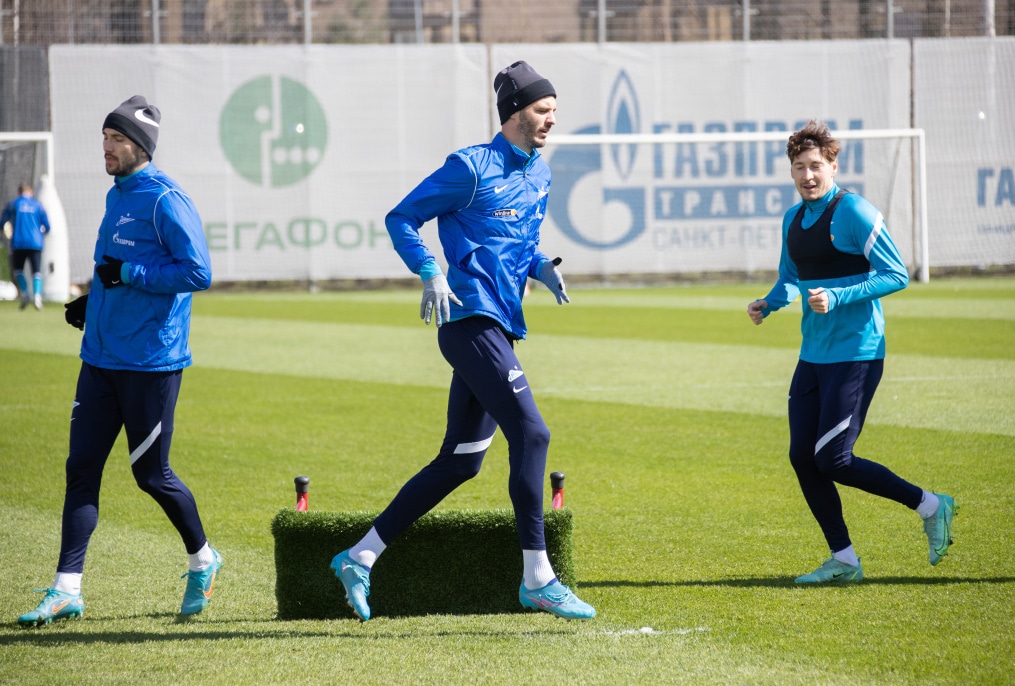 Открытая тренировка «Зенита» перед матчем с  «Локомотивом»