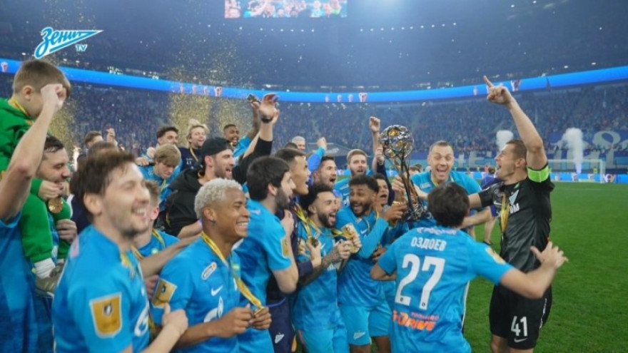 «Зенит» получил Кубок чемпионов Тинькофф РПЛ