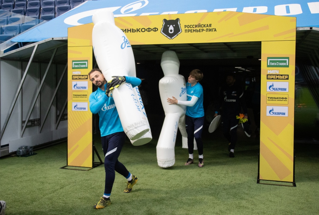 Тренировка «Зенита» перед матчем с «Уралом»