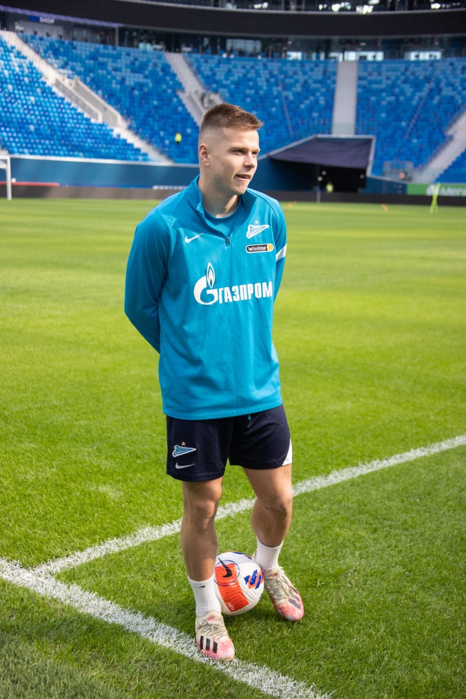 Тренировка «Зенита» перед матчем с «Уралом»