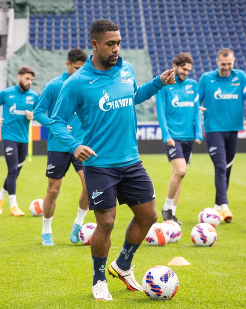 Тренировка «Зенита» перед матчем с «Уралом»