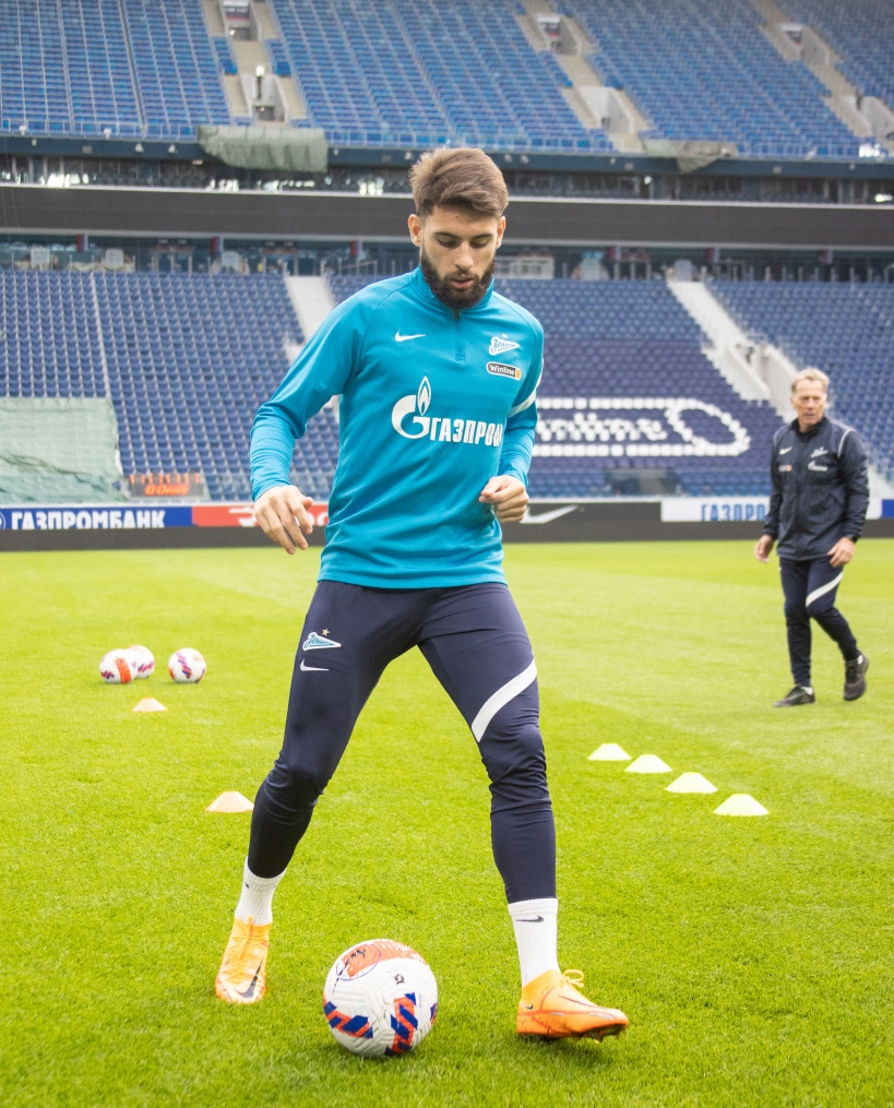 Тренировка «Зенита» перед матчем с «Уралом»