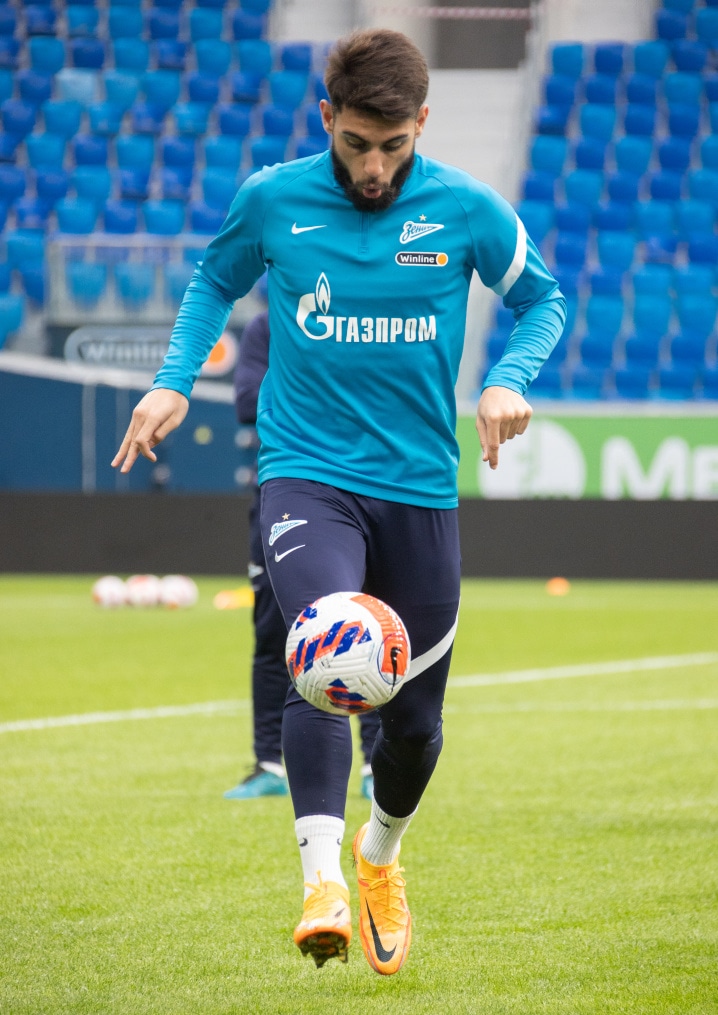 Тренировка «Зенита» перед матчем с «Уралом»
