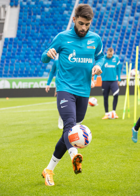 Тренировка «Зенита» перед матчем с «Уралом»