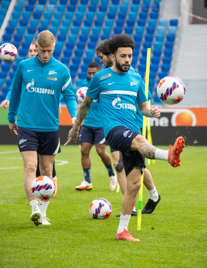Тренировка «Зенита» перед матчем с «Уралом»