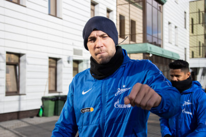 Тренировка «Зенита» перед матчем с «Рубином»