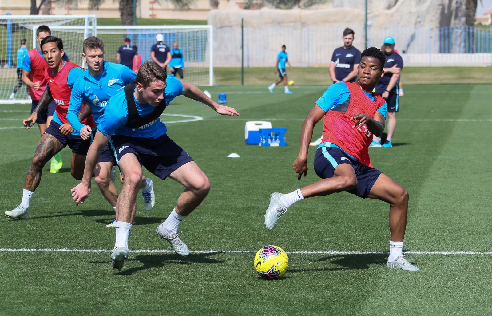 «Газпром»-тренировочные сборы в Катаре: 22 января, утренняя тренировка