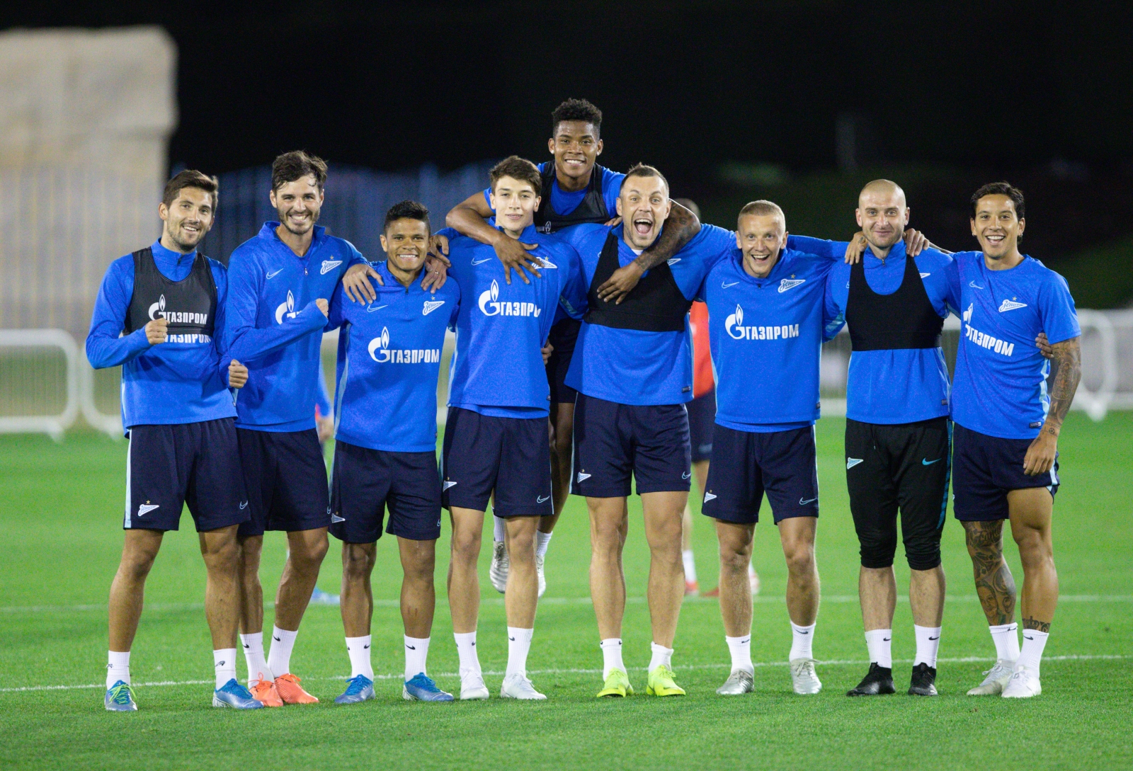 «Газпром»-тренировочные сборы в Катаре: 19 января, вечерняя тренировка