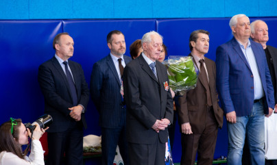 Церемония поздравления Дмитрия Николаевича Бесова с 95-летием