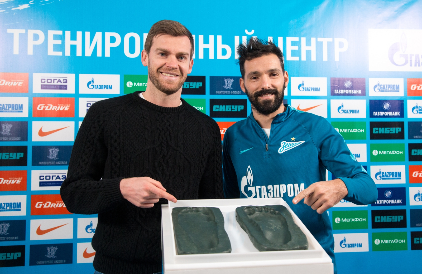 Данни и Николас Ломбертс вошли в Аллею славы «Зенита»