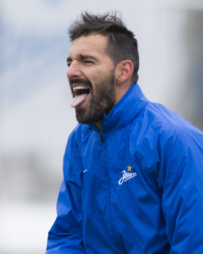 Тренировка «Зенита» перед матчем с «Бенфикой»